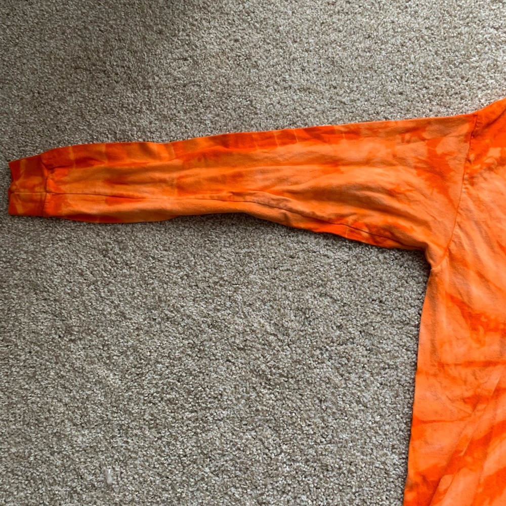 Orange Tie-dye long sleeve